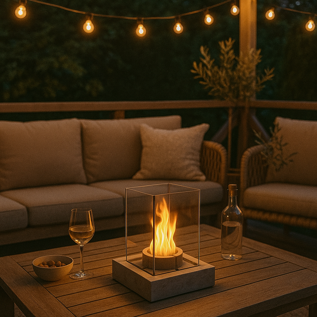 GLOW-Core V.1 – Masaüstü Beton Şömine